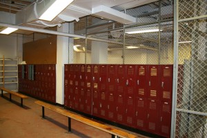 These are the old lockers that have not been replaced in 35 years
